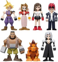 Final Fantasy VII Remake FF7 Polygon Mini Figures Square Enix Ichiban Kuji Japan - £22.05 GBP+