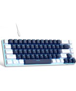 Magegee Portable 60% Mechanical Gaming Keyboard, Mk-Box Led Backlit, Blu... - €30,90 EUR