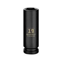 Powerbuilt 1/2 Inch Drive x 19 MM 6 Point Deep Impact Socket - 647188 - $30.39