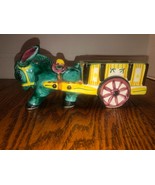 Vintage Donkey Pulling Cart Planter-Hand Painted-Relco Creation-Japan-8&quot;... - €8,67 EUR