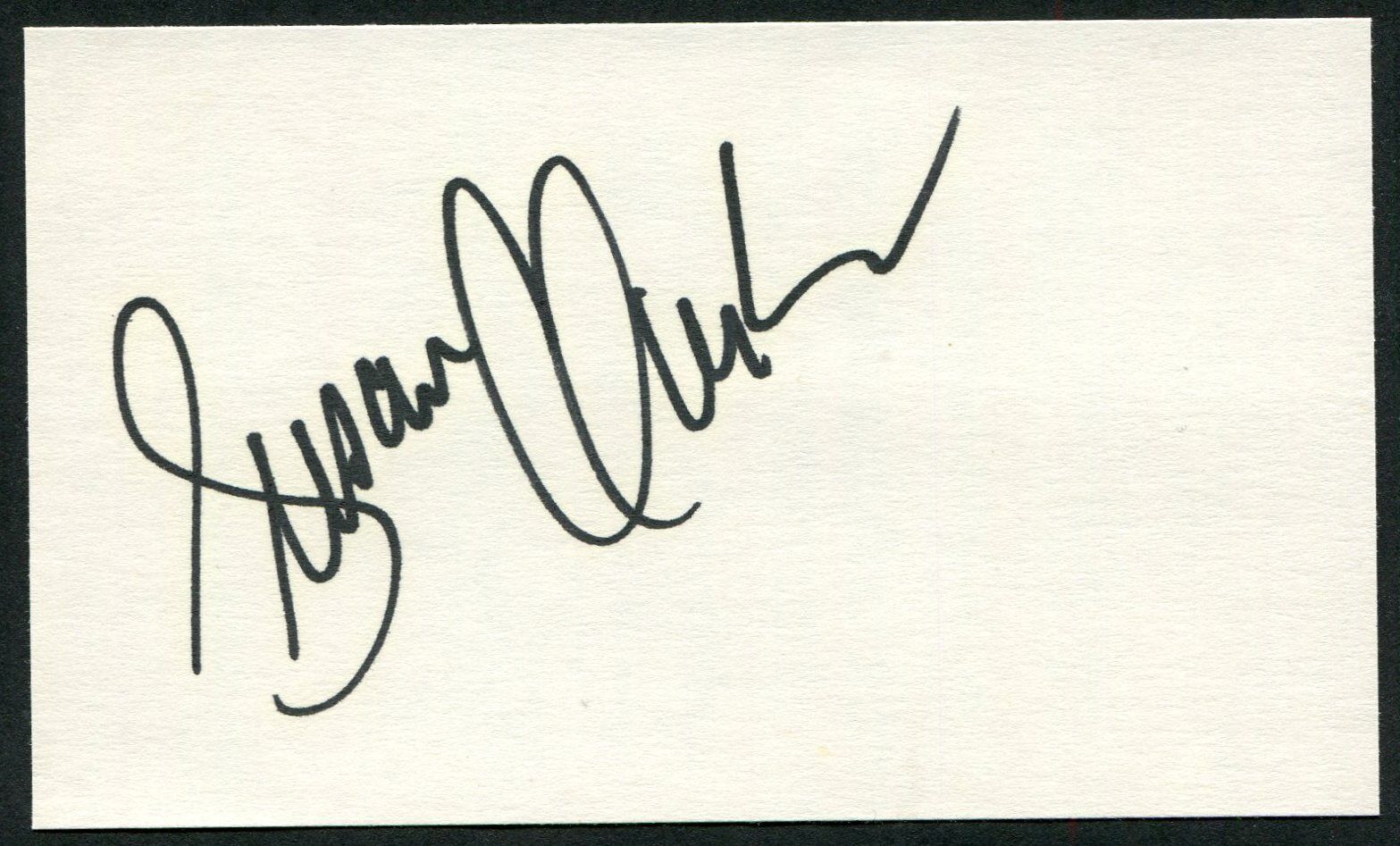 Primary image for SUSAN CLARK SIGNED 3X5 INDEX CARD PORKY'S THE APPLE DUMPLING GANG WEBSTER 