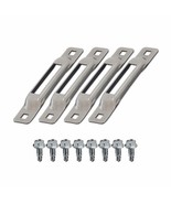 Snaplocs Stainless 4 Pack With Self-Drilling Screws E-Track Single Strap... - $29.99
