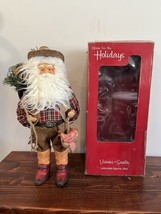 Vintage Y2K Visions Santa Cowboy Home Holidays Christmas Figure Doll Box - £23.59 GBP