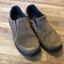 Brazos Tan Suede Steel Toe Work Shoes Men&#39;s 9M #ASTMF2413-05 - £5.50 GBP