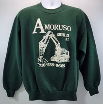 MA) Vintage Amoruso Contracting Co Queens New York Russell Jerzees Sweat... - £15.77 GBP