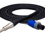 Hosa SKT-215Q Edge Speaker Cable, Neutrik speakON to 1/4 in TS, 15 ft - $63.65