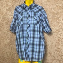 Wrangler Pearl Snap Short Sleeve Button Up Shirt XXL - £14.67 GBP
