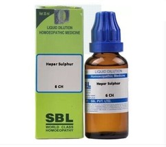 SBL Hepar Sulphur 6 CH 30ml Homeopathic MN1 - $11.87