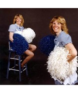 Vintage Very Cute Cheerleader with Pom Poms Snapshot - $128.61 MXN