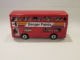 Matchbox Diecast #17 The Londoner Bus Lesney England Red Berger Paints '72 H2 - $3.62