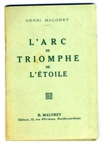 L&#39;Arc de Triomphe de L&#39;Etoile by Henri Malorey 1930 Details &amp; Photos - £39.04 GBP