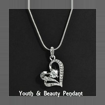 Heart Charm Wow Beauty Transformation Ritual Pendant Youth Sexy Desirable .925 - £51.83 GBP