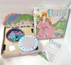 Pretty Pretty Princess Jewelry Dress Up Board Game 1999 Crown Fun Play Girl - £34.78 GBP