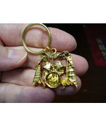 (M-315-C) Ludwig DRUM SET KEY CHAIN 24k GOLD plate RING keychain love drums - $29.34 CAD