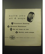 1955 The General Tire Ad - Suits you all 4 ways - £14.55 GBP