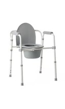GUARDIAN   G1-200X4 Steel Folding Bedside Commode - $34.65