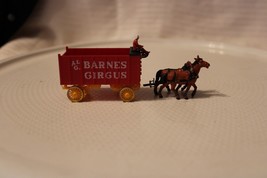 HO Scale Walthers, Al G. Barnes Circus Wagon, Open Top, Red with Horses, Driver - £27.97 GBP