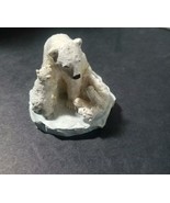 Second Nature Design White Polar Bear w/ Cubs Mini Figure (USA SHIPS FREE) - £12.61 GBP