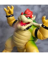 BOWSER Super Mario Bros Movie Fire Breathing 8&quot; Figure Lights Up/Smokes - $16.23 CAD