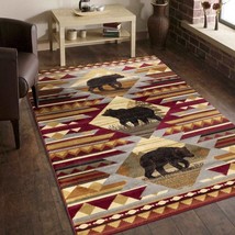 Bear Diamond Pattern Area Rug - $2,571.82 MXN+