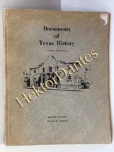 Documents of Texas History vol. 1 (1528-1 by Wallace &amp; Vigness (1960, Softcover) - £9.69 GBP