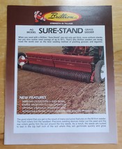 Brillion AG Model Sure Stand Grass Seeder SSP604 SS961 SST1201 Brochure ... - $17.00