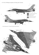 Plastic 1/144 Kit F-16XL With Special Decals For Tactical Markings And Paint - £12.58 GBP