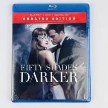 Fifty Shades Darker Blu-ray, DVD, Digital HD Unrated Edition, Brand New Sealed - £6.25 GBP
