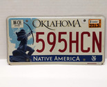 Oklahoma License Plate Native America Archer - Expired 2013 -  595HCN Ch... - $7.87