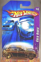 2007 Hot Wheels #56 Gold Rides 4/4 UNOBTAINIUM I Gold w/Gold Bling Spoke Wheels - £7.23 GBP