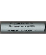 GREECE 2 EURO CENT 2002 BU ROLL OF 50 COINS - $22.00