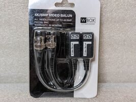 WBox 4K/MP VIDEO BALUN (Screw Terminal to Pigtail BNC) - $7.99