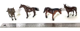 Small Group of 3&quot; x 3 1/2&quot; Plastic Farm Animals - Includes 4 Horses - $9.48