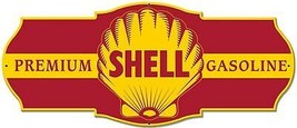 Premium Shell Gasoline Laser Cut Metal Sign - $79.95