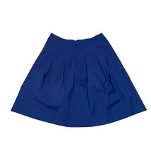 Tessori Josephina Navy Blue Pleated High Waist A-Line Skater Skirt XL - $27.34
