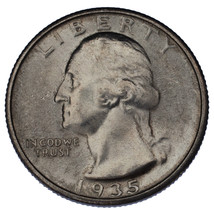 1935 25C Washington Quarter Choice BU Condition, Excellent Eye Appeal! - $31.18