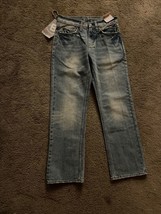 Bullhead Mens Jeans Size 27x28 Rincon Straight Blue Denim Medium Wash - £46.70 GBP