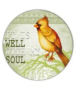 Well With My Soul : Gift Coaster Bird Grieving Lost Loved One Grief Heal... - £3.95 GBP