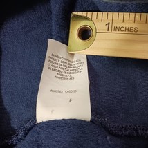 Hanes EcoSmart Men's Blue Cotton Blend Drawstring Pullover Hooded Sweatshirt L image 5