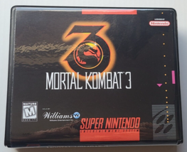 Mortal Kombat 3 Case Only Super Nintendo Snes Box Best Quality Available - £10.36 GBP