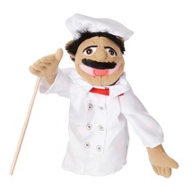 Melissa &amp; Doug Chef Puppet (Al Dente) with Detachable Wooden Rod - Prete... - £28.78 GBP