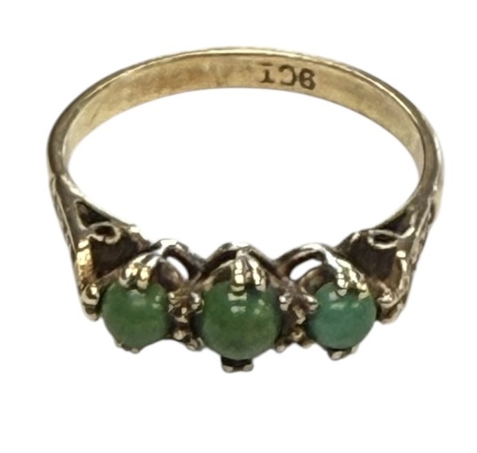 Women&#39;s Cluster ring 9kt Yellow Gold 468949 - $136.22 CAD