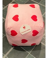 7&quot; Pink Heart Dice Pillow *New w/Tag* cc1 - $19.13 CAD