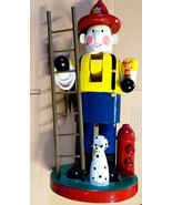 N.Y.C. New York City Fireman Decorative Nutcracker Wood 11 1/2&quot; Tall - $29.95