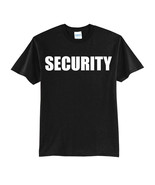 SECURITY NEW BLACK T-SHIRT -S-M-L-XL - £15.75 GBP