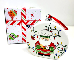 Temptations Christmas Decoration Eggnog Mousse Recipe Santa Ornament by Tara New - £7.85 GBP