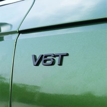 1 Pcs Styling ABS Black Car Side Body Emblem V6T V8T V10 Accessories for  A6 A7  - £75.79 GBP