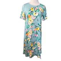 NWT Yumi Kim Sun Dance Livi Shift Dress Size M Blue Floral Mini Stretch ... - $14.10