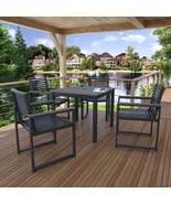 Modern 4 Person Dining Set - Gray Arm - $2,344.91 CAD
