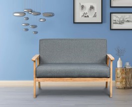 Bahamas 45&quot; Gray Loveseat: Compact &amp; Stylish Sofa for Small Spaces - $2,805.56 MXN